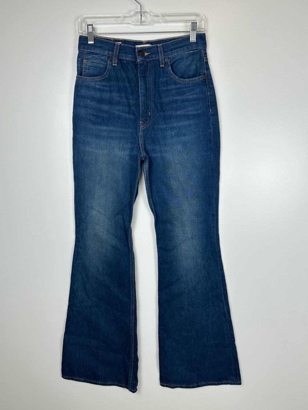 Levis 70s High Flare Jeans in Dark Wash